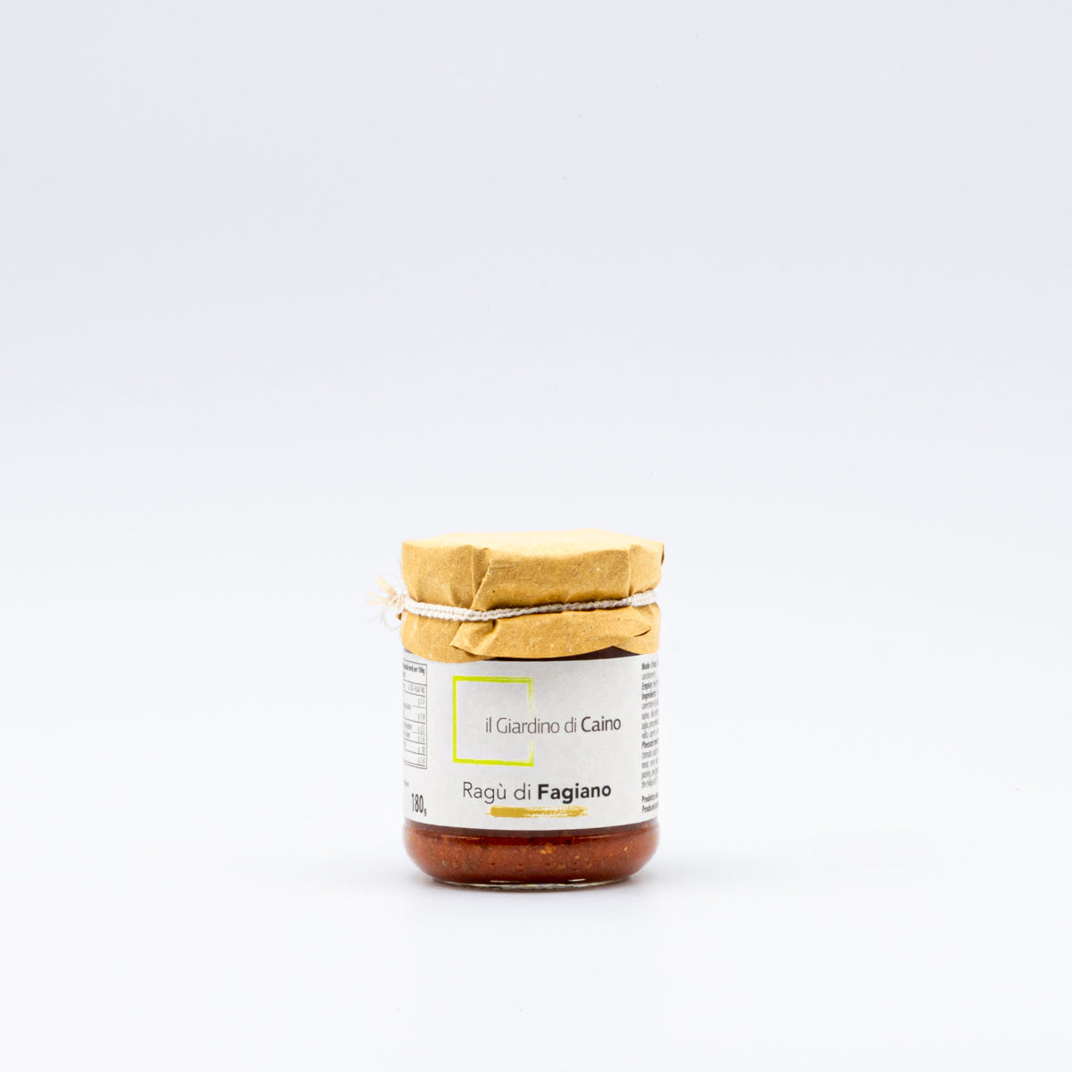 LA DISPENSA DI CAINO | PHEASANT SAUCE