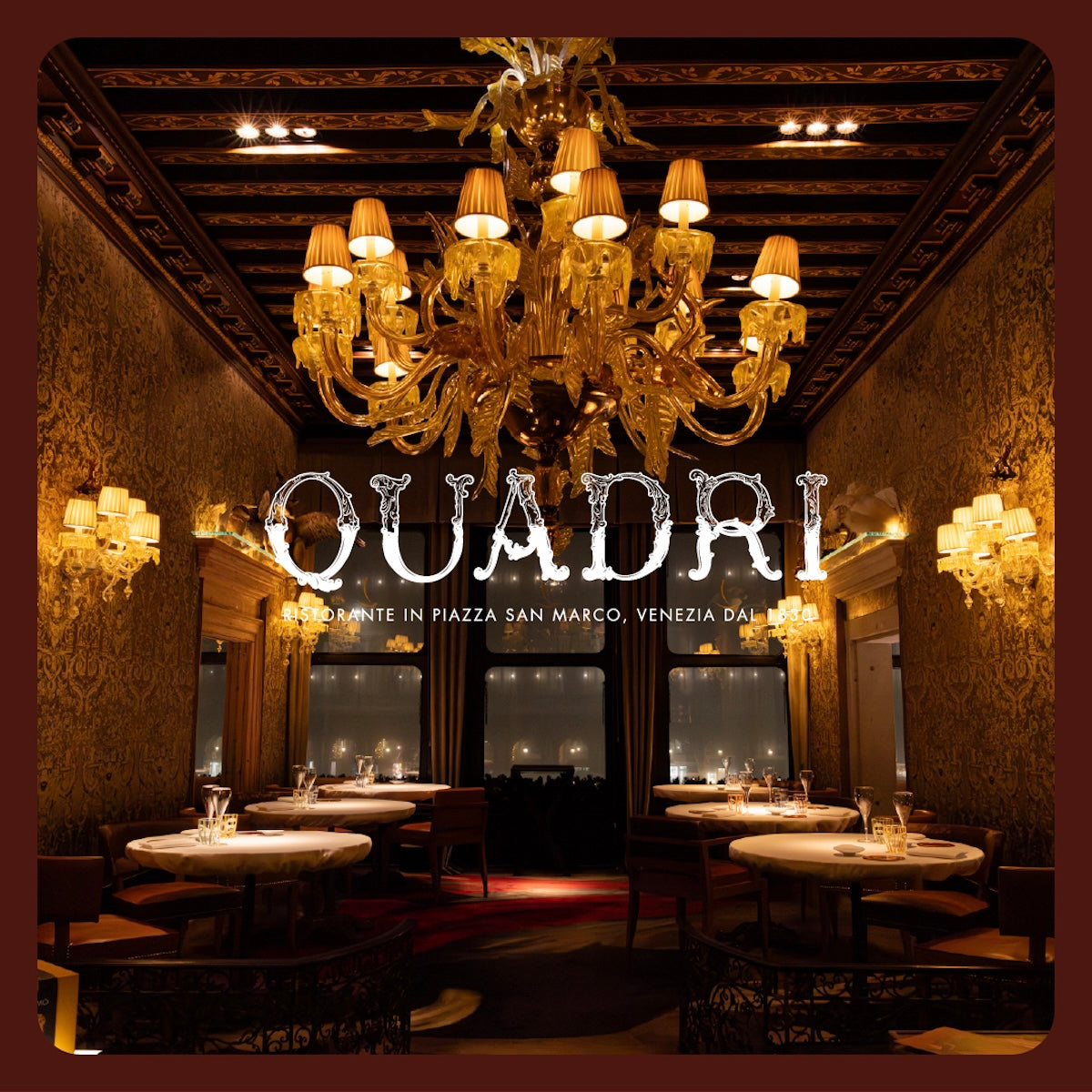 "FOUR ACTS" MENU FOR TWO | QUADRI RESTAURANT