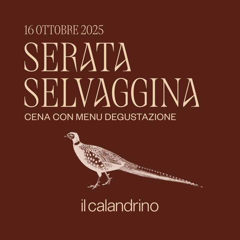 IL CALANDRINO | SELVAGGINA - 16 OTTOBRE