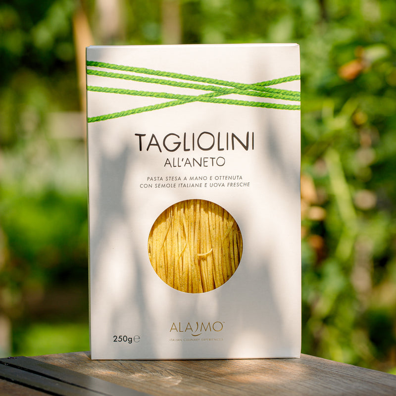 PÂTES AUX ŒUFS ALAJMO | TAGLIOLINI À L’ANETH