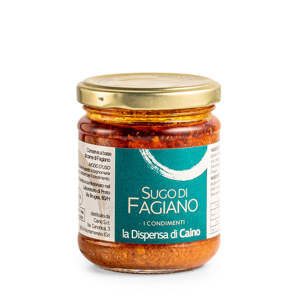 The Cain Pantry  Sugo di Fagiano – Alajmo